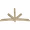 Ekena Millwork Alberta Rough Sawn Timber Gable Bracket, Douglas Fir, 72"W x 45"H x 4"D x 4"F, 15/12 Pitch GBW072X45X0404ALB00RDF - alternate 4